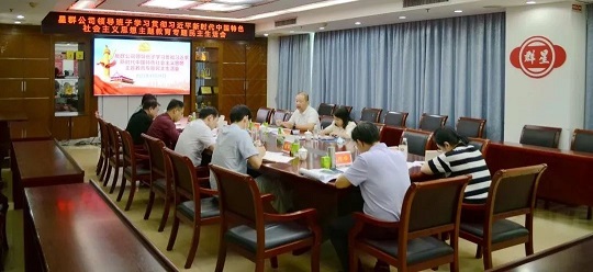 星群公司召開學(xué)習(xí)貫徹習(xí)近平新時(shí)代中國特色社會主義思想主題教育專題民主生活會